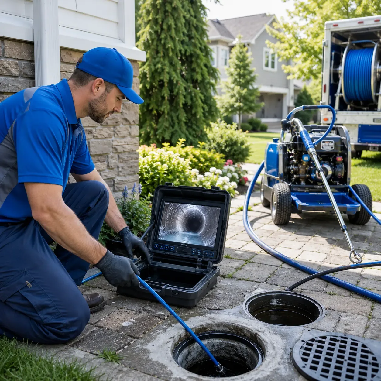 Outdoor drain cleaning professionals serving Utica, NY